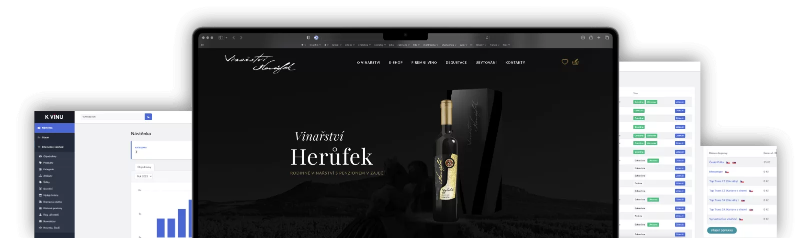 K VÍNU web s e-shopem pro české vinaře